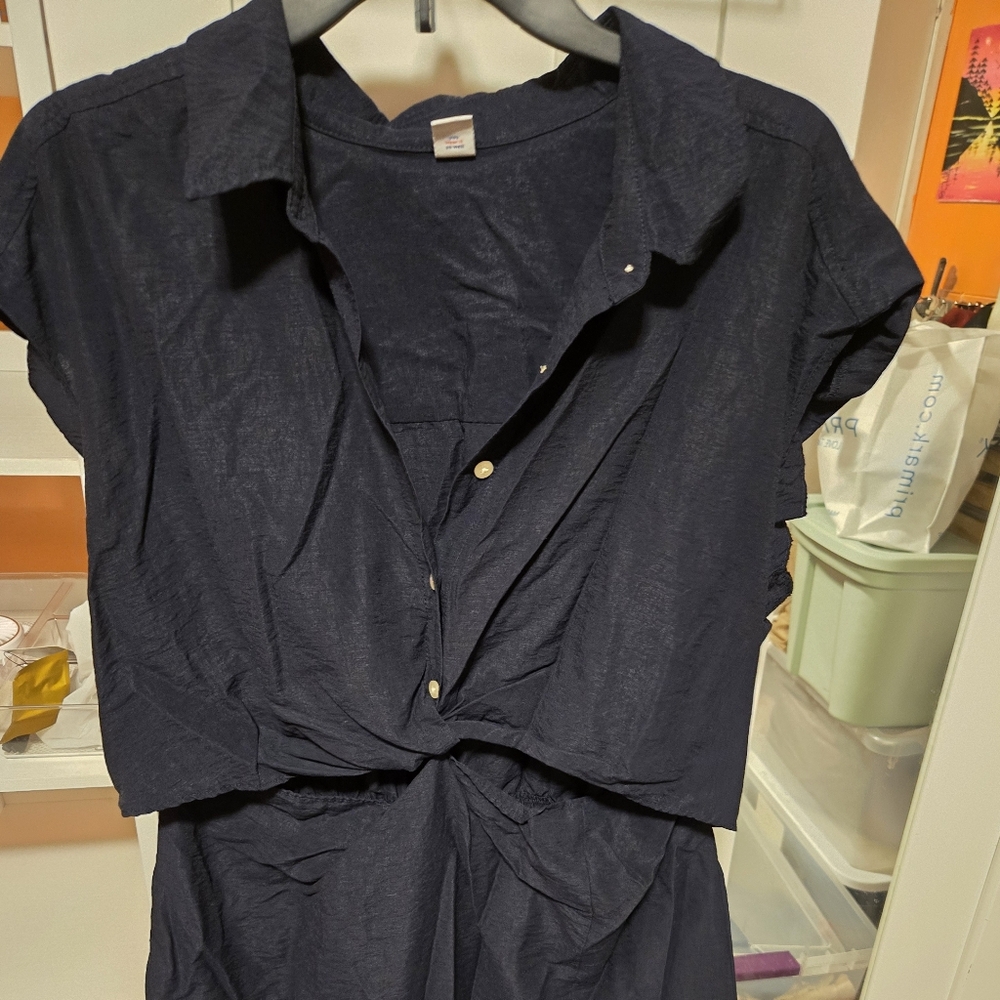 Old Navy Navy Blue Dress